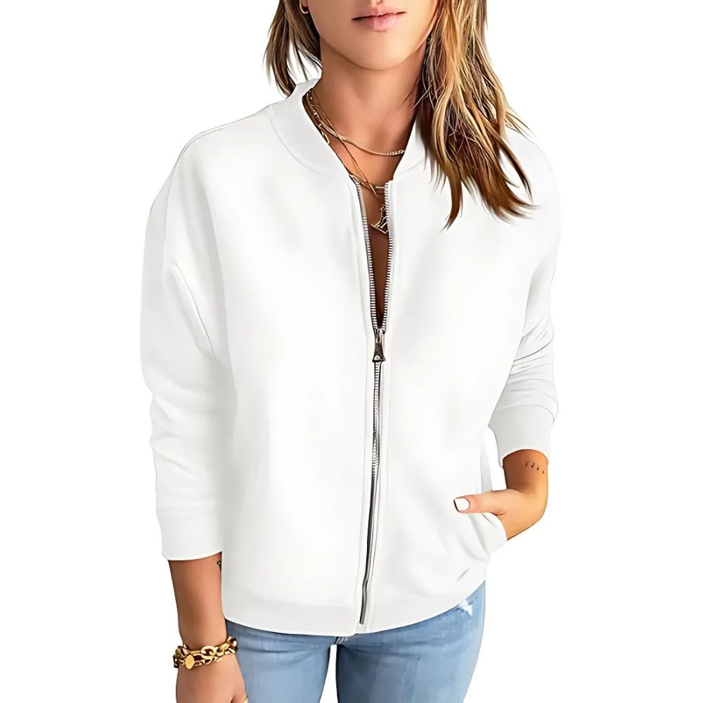 Jacke mit Reißverschluss und Eingrifftaschen