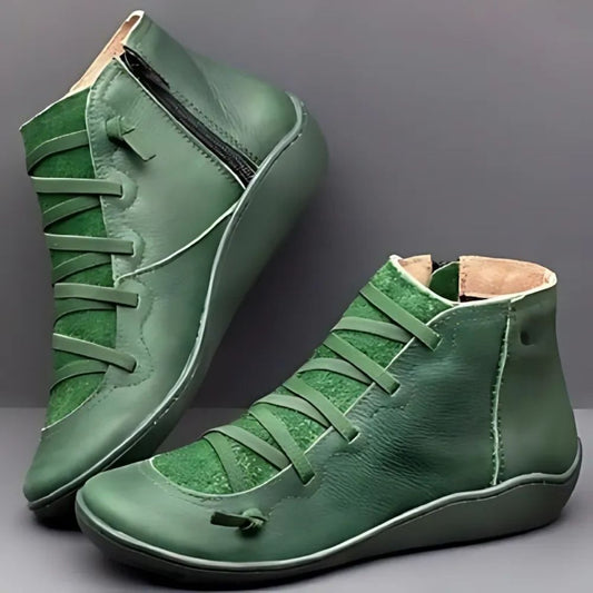 Damen-Stiefeletten mit Reißverschluss – Knöchelhoch, Bequem & Alltagstauglich