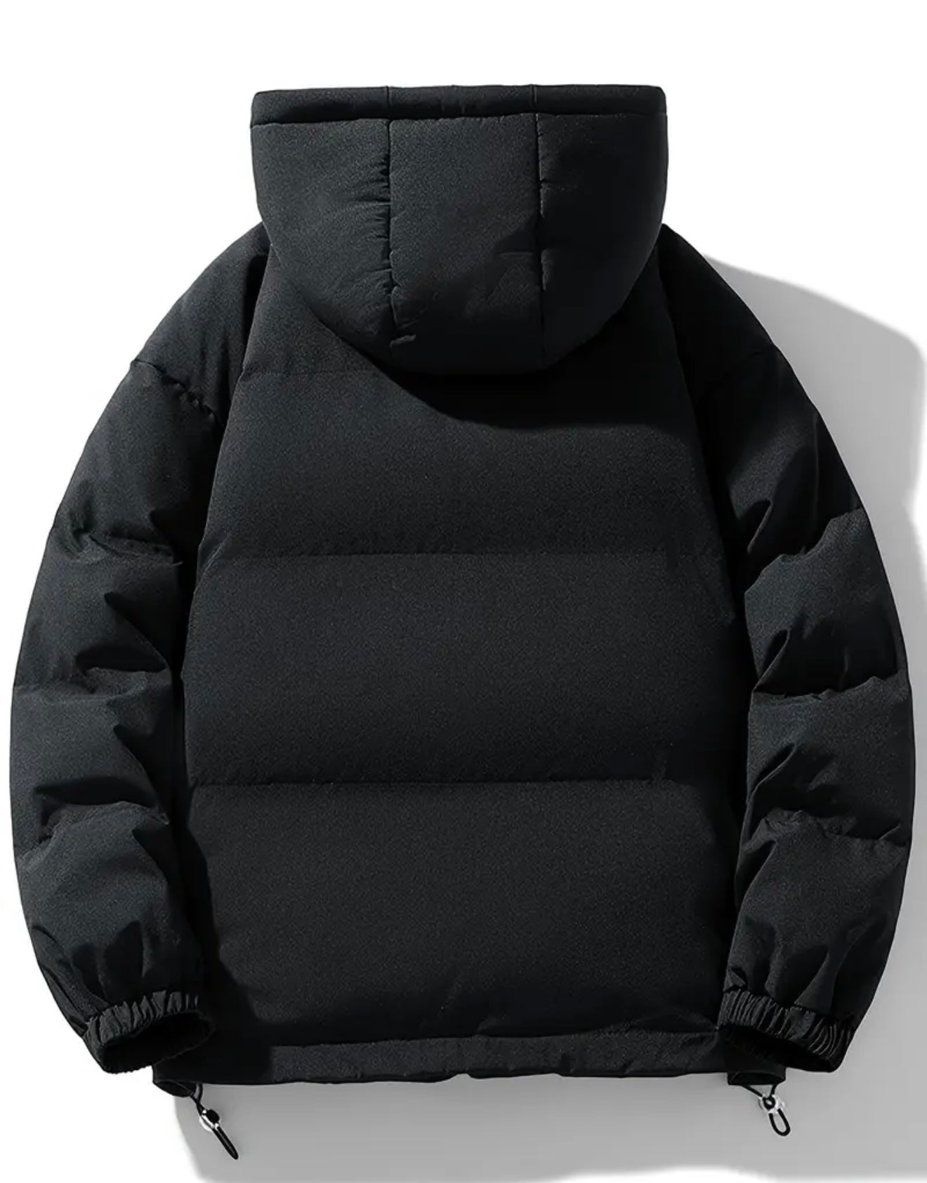 Stilvolle kurze Steppjacke für Damen mit Kapuze und Reißverschluss