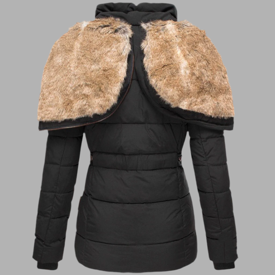 Damen-Winterjacke mit Fellkapuze – Warme & Stilvolle Parkajacke