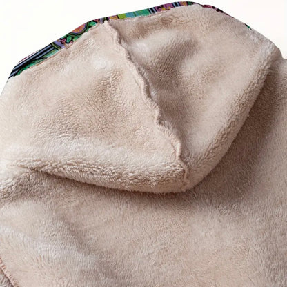 Langer Damen Mantel mit Kapuze und Warmen Innenfutter