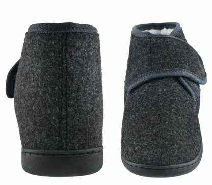 Damen und Herren Hausschuhe mit Riemenverschluss und flexibler Sohle