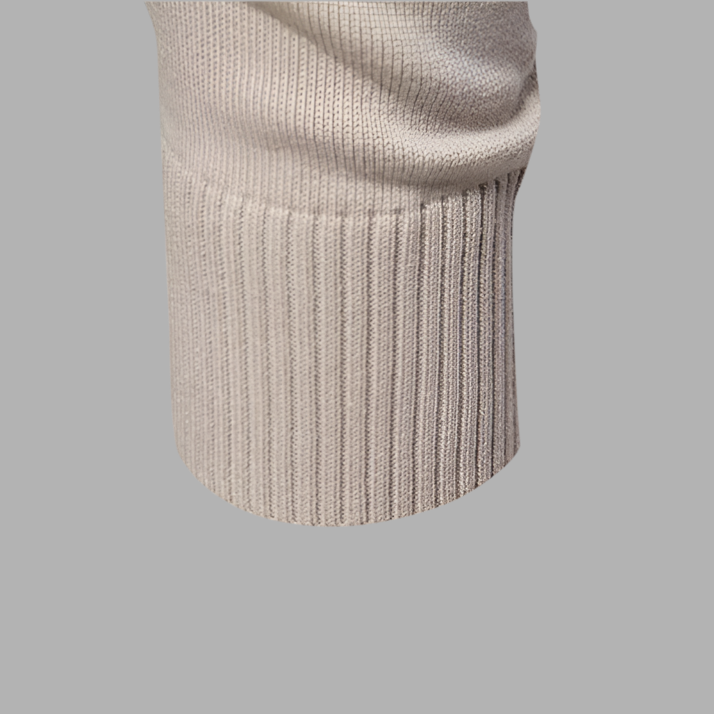 Pullover für Herren mit V-Ausschnitt aus Strickstoff