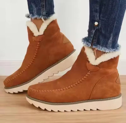 Damen Stiefeletten mit Warmfutter und Profilsohle