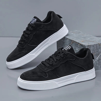 Bequeme Herren Sneaker mit robuster Gummi-Sohle