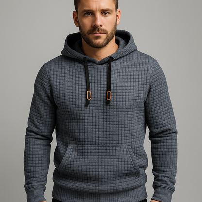 Klassischer Herren Pullover mit Kapuze | Warm und Bequem