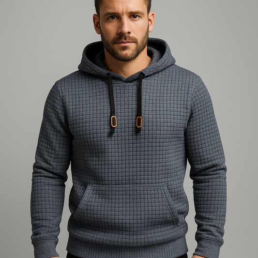 Klassischer Herren Pullover mit Kapuze | Warm und Bequem