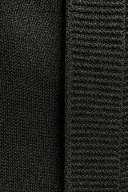 Gemütliche Damen Strickjacke mit Kapuze | Lang