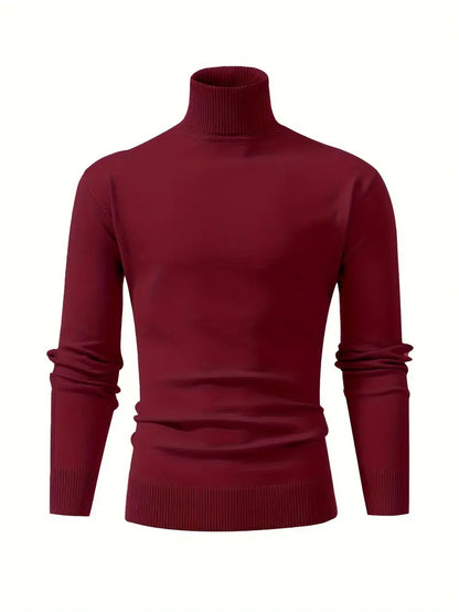 Eleganter Rollkragenpullover für Herren mit Komfortabler Passform