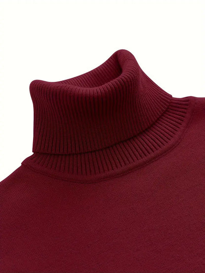 Eleganter Rollkragenpullover für Herren mit Komfortabler Passform