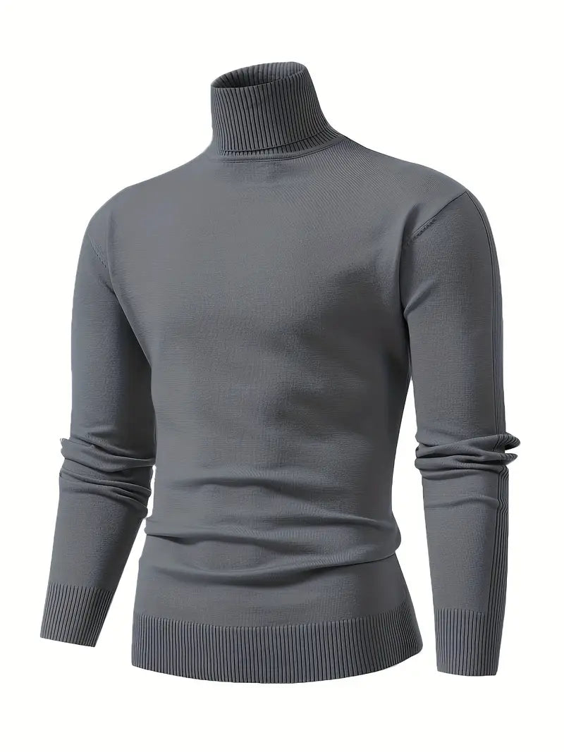 Eleganter Rollkragenpullover für Herren mit Komfortabler Passform