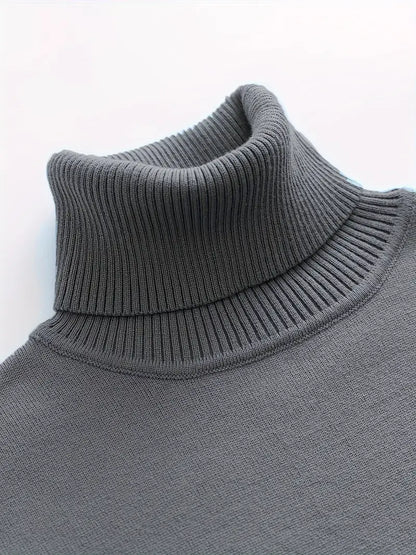 Eleganter Rollkragenpullover für Herren mit Komfortabler Passform