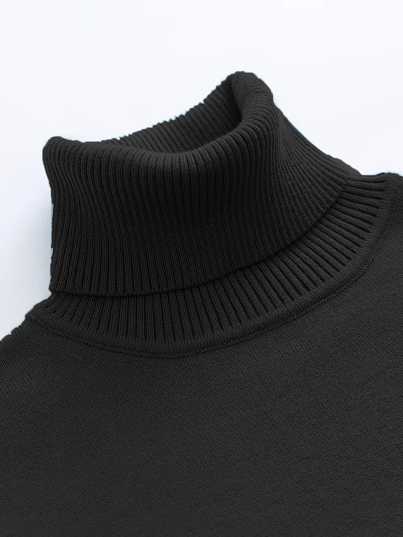 Eleganter Rollkragenpullover für Herren mit Komfortabler Passform