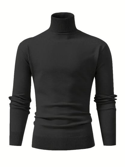 Eleganter Rollkragenpullover für Herren mit Komfortabler Passform