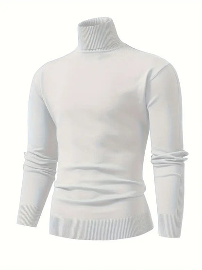 Eleganter Rollkragenpullover für Herren mit Komfortabler Passform