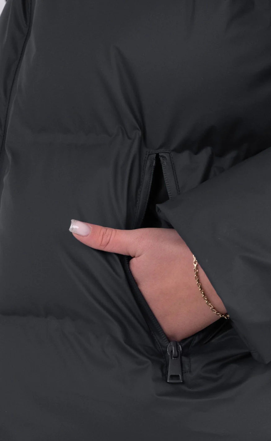 Damen-Steppjacke mit Kapuze