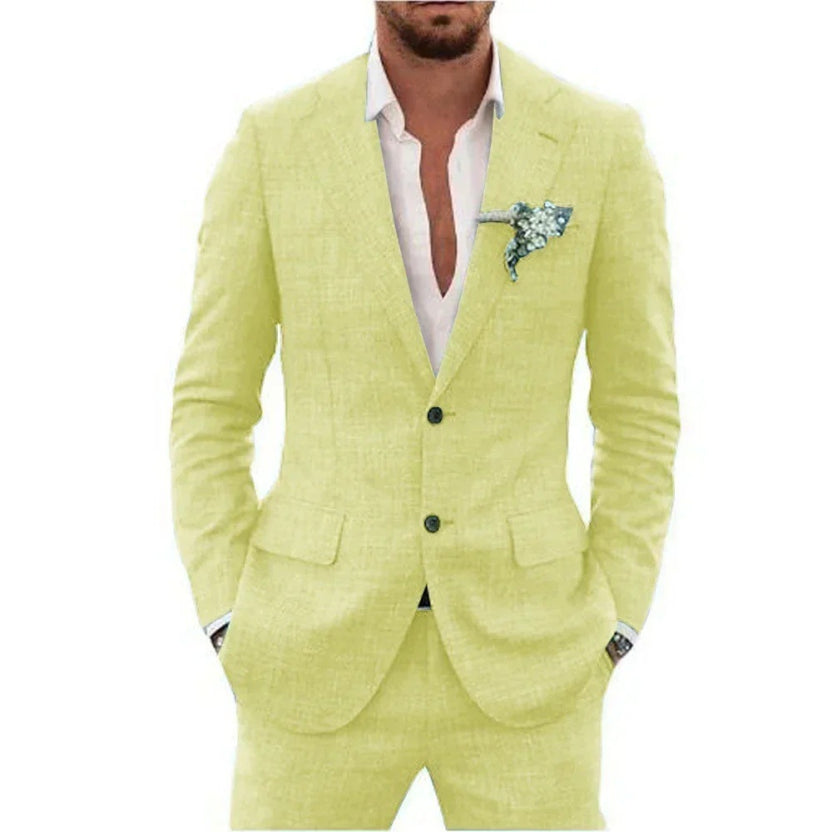 Eleganter Herrenanzug Set mit Blazer und Hose | Slim-Fit