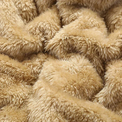 Herren Winterjacke mit Kunstpelzkapuze und warmem Innenfutter