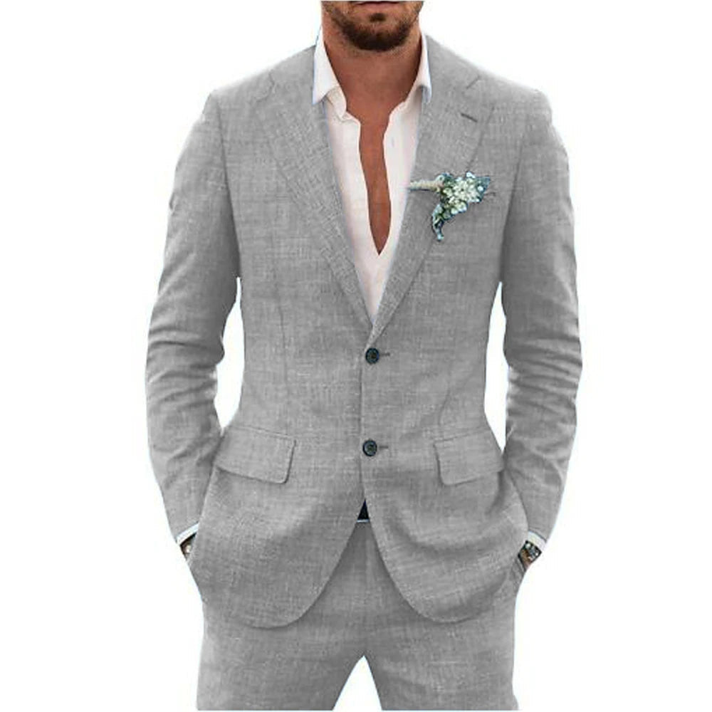 Eleganter Herrenanzug Set mit Blazer und Hose | Slim-Fit