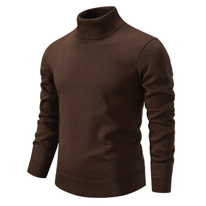 Herren Feinstrick-Rollkragenpullover | Warm