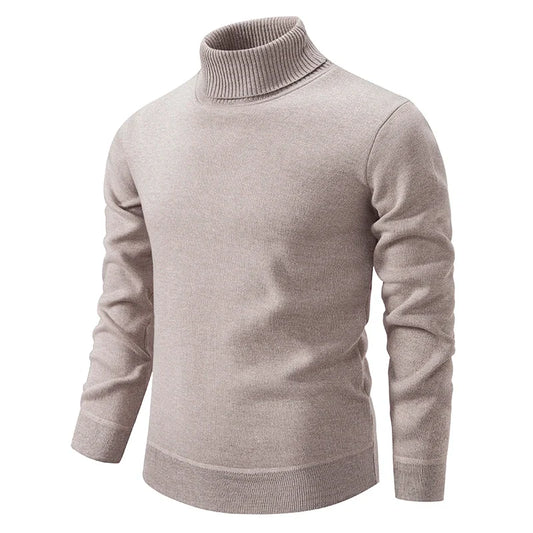 Herren Feinstrick-Rollkragenpullover | Warm