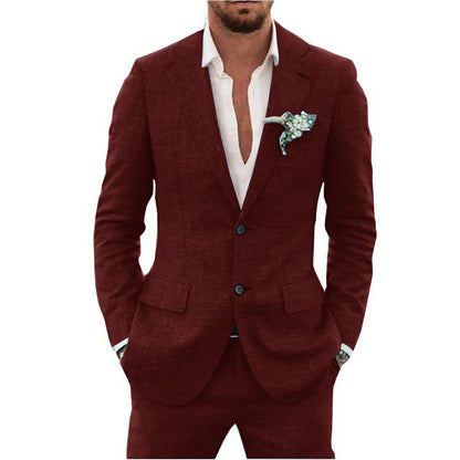 Eleganter Herrenanzug Set mit Blazer und Hose | Slim-Fit