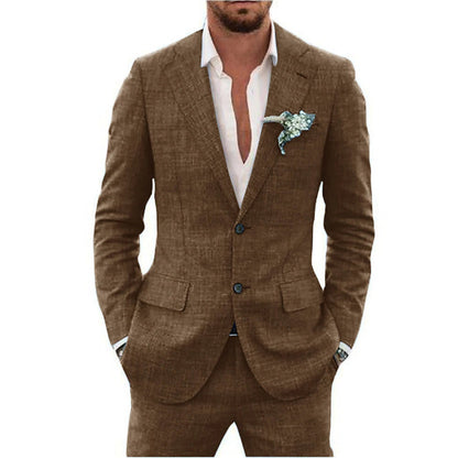 Eleganter Herrenanzug Set mit Blazer und Hose | Slim-Fit