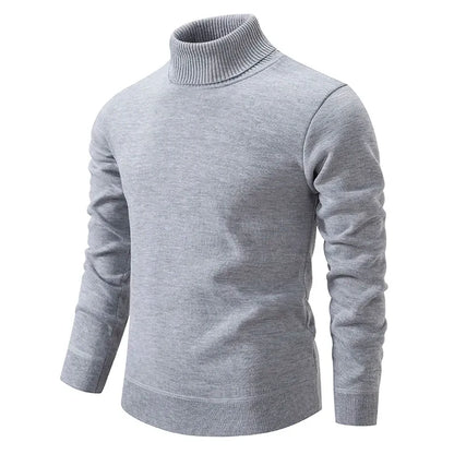 Herren Feinstrick-Rollkragenpullover | Warm