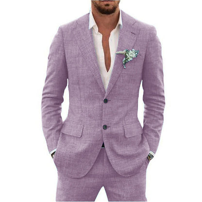 Eleganter Herrenanzug Set mit Blazer und Hose | Slim-Fit