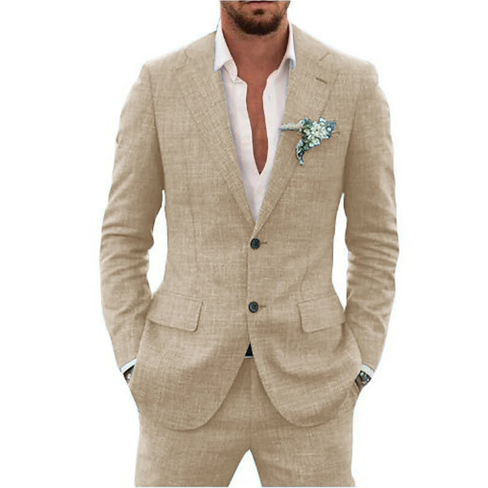 Eleganter Herrenanzug Set mit Blazer und Hose | Slim-Fit