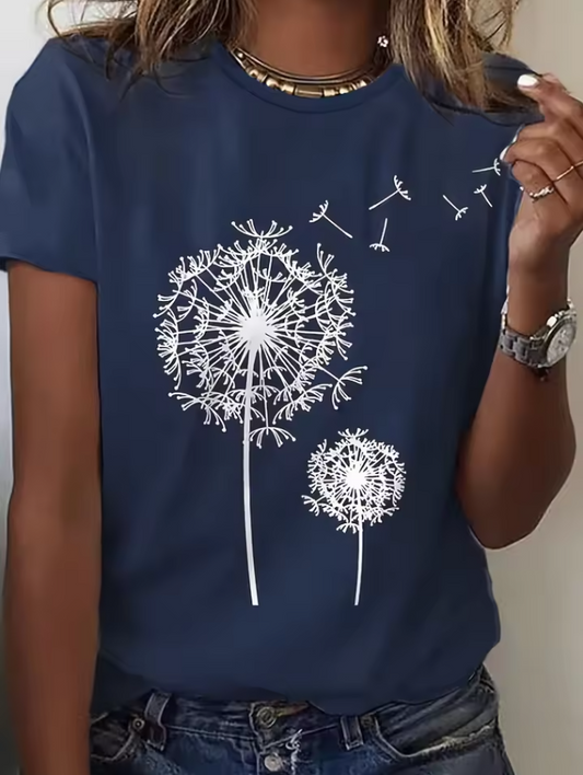 T-Shirt mit Pusteblumen-Design