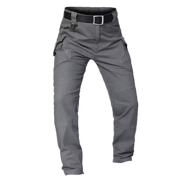 Herrenhose mit Mehrfachtaschen und Gürtel