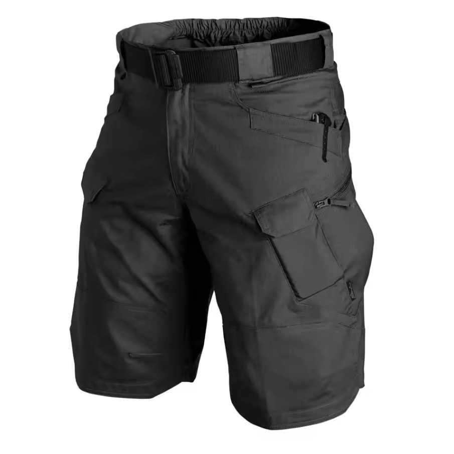 Praktische Shorts mit mehreren Taschen und verstellbarem Gürtel