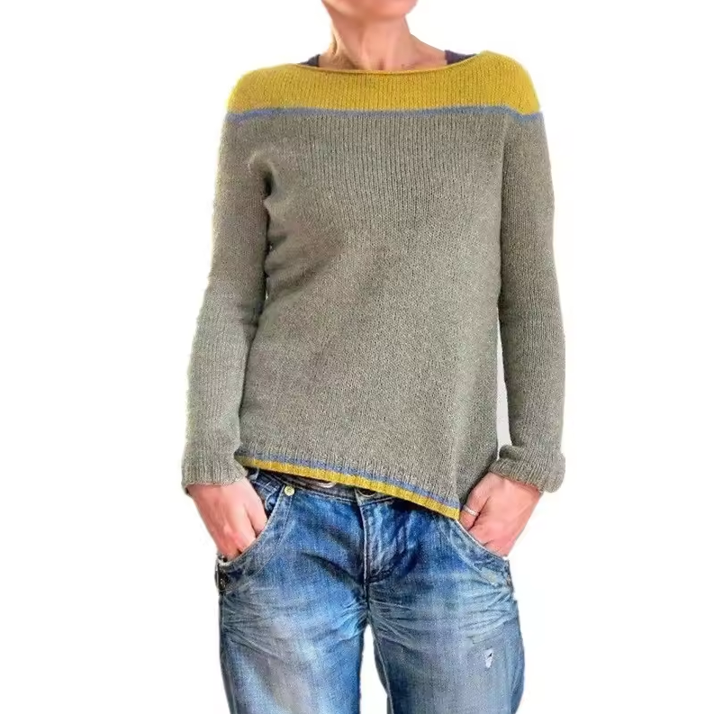 Gemütlicher Feinstrick Pullover mit Modernem Schnitt