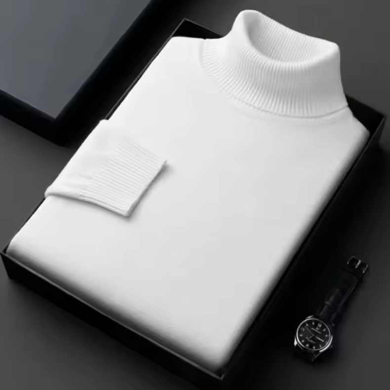 Eleganter Rollkragenpullover mit Zeitloser Passform