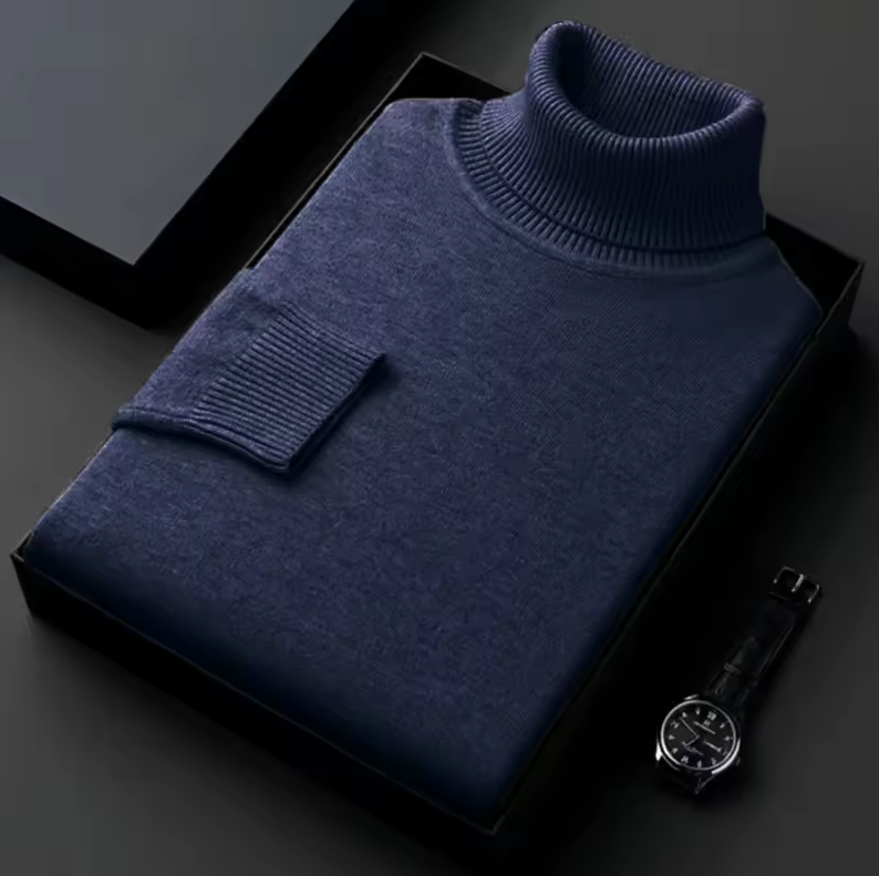 Eleganter Rollkragenpullover mit Zeitloser Passform