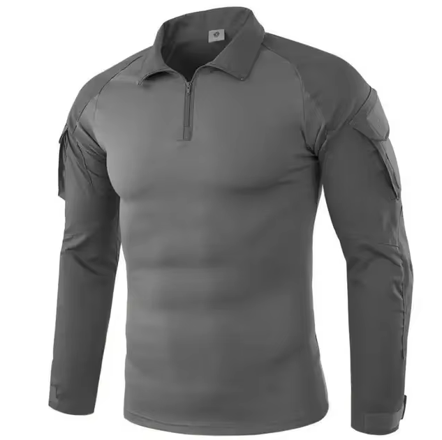 Taktisches Langarmshirt mit Sportlichem Design und Funktionaler Passform