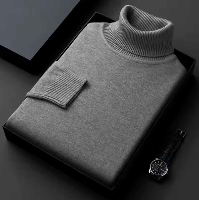 Eleganter Rollkragenpullover mit Zeitloser Passform