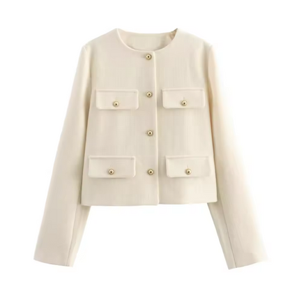 Jacke mit Knopfdetails und Taschen