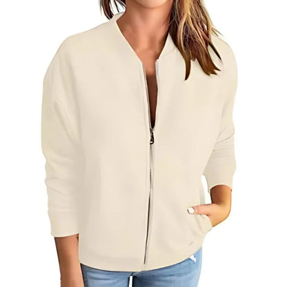Jacke mit Reißverschluss und Eingrifftaschen