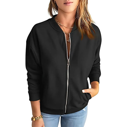 Jacke mit Reißverschluss und Eingrifftaschen