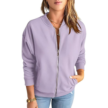 Jacke mit Reißverschluss und Eingrifftaschen