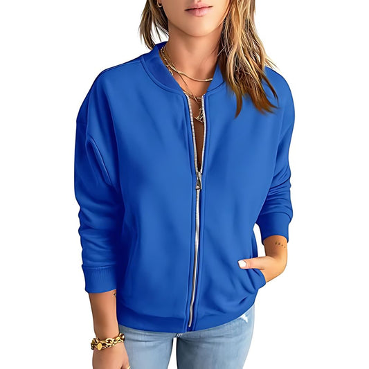 Jacke mit Reißverschluss und Eingrifftaschen