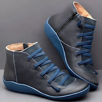 Damen-Stiefeletten mit Reißverschluss – Knöchelhoch, Bequem & Alltagstauglich
