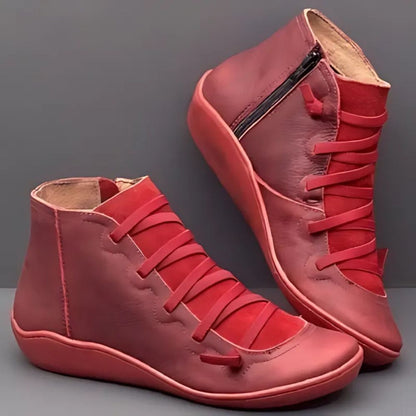 Damen-Stiefeletten mit Reißverschluss – Knöchelhoch, Bequem & Alltagstauglich