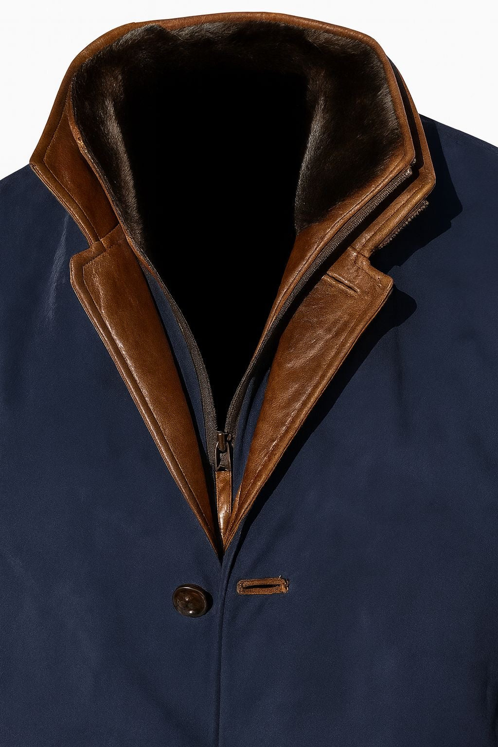Langer Herren-Mantel | Warme Übergangsjacke