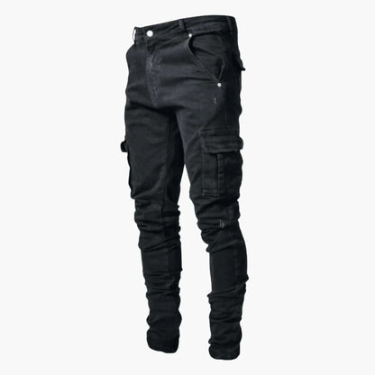 Herren-Cargohose im Slim-Fit-Schnitt mit seitlichen Taschen