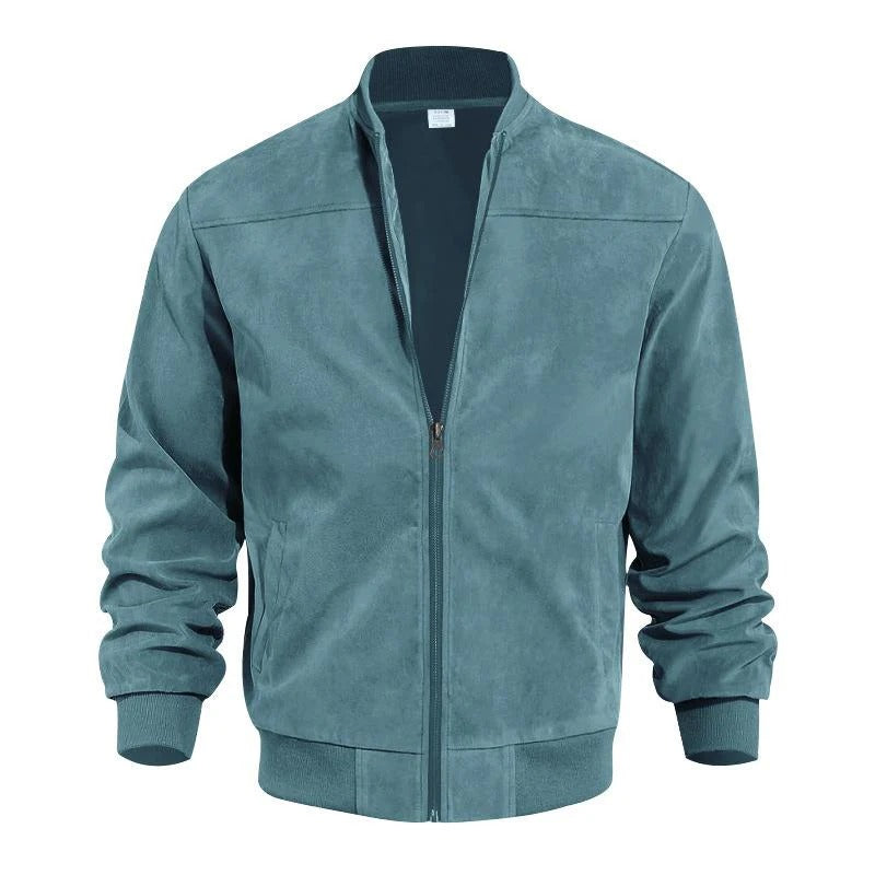 Herren-Bomberjacke mit Reißverschluss & Taschen