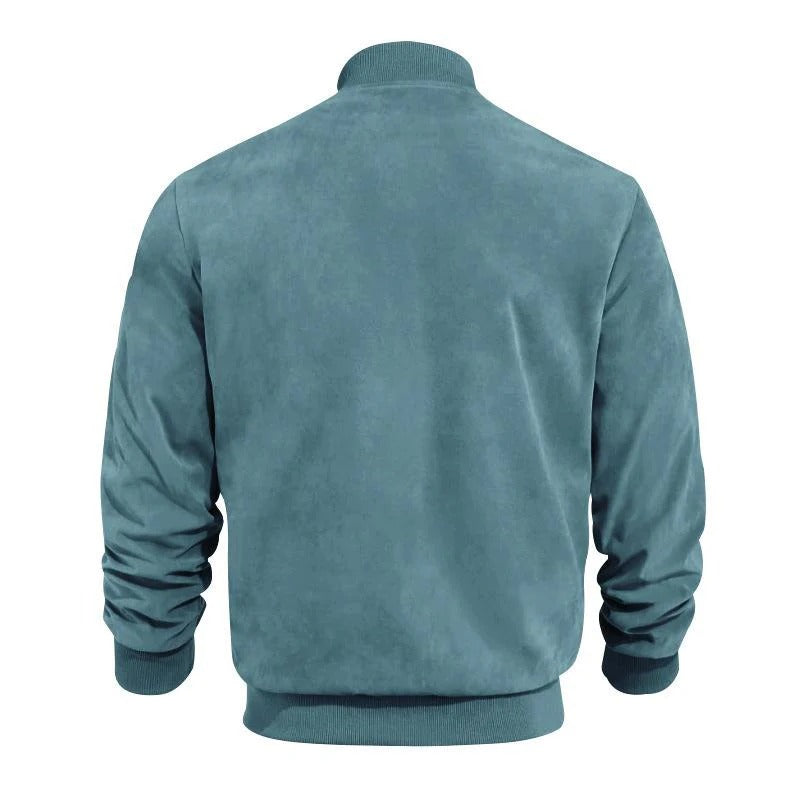 Herren-Bomberjacke mit Reißverschluss & Taschen