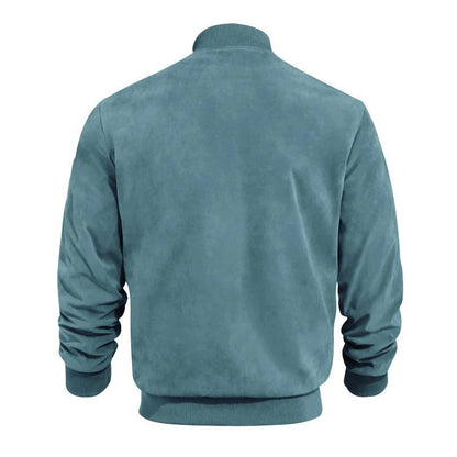 Herren-Bomberjacke mit Reißverschluss & Taschen